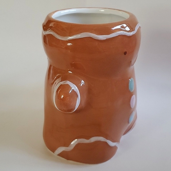 Gingerbread Man Candy Land Cupcakes & Cashmere Themed Christmas Holiday Mug - Picture 8 of 10